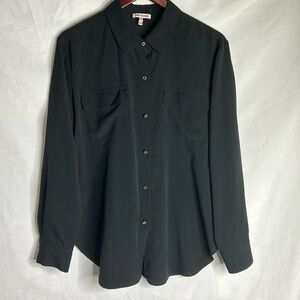 Black button up Juicy Couture